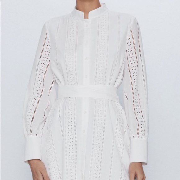 🌟HOST PICK🌟 Zara Embroidered Mini Dress - Picture 1 of 11